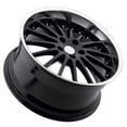 thumbnail image 2 of Coventry Whitley 18X9.5 5X108 25Et 63.4Cb Gloss Black W/ Mirror Cut Lip Wheel, 2 of 3