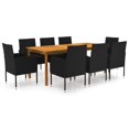 thumbnail image 5 of vidaXL Patio Dining Set Outdoor Dining Table and Chairs Patio Conversation Set, 5 of 6