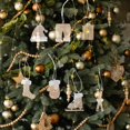 thumbnail image 3 of 7Pcs Christmas Tree Hanging Ornaments with Rope Rustic Wooden Hanging Decor for, 3 of 9