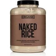 Angle View: Naked Rice - Organic Brown Rice Protein Powder - Vegan Protein Powder - 5Lb Bulk, GMO Free, Gluten Free & Soy Free. Plant-Based Protein, No Artificial Ingredients - 76 Servings