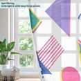 thumbnail image 4 of Yayeee Window Curtains Light Filtering 63"x42" Grommet Panel Pair Home Living Room Decor, Green Retro Shapes, 4 of 7
