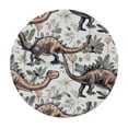 thumbnail image 4 of Orinice Dinosaur Round Table Cover Stain Resistant Washable Indoor Outdoor Tablecloth Kitchen Dining Wedding Parties Table Cloth 100% Polyester Fiber 31-35, 4 of 8