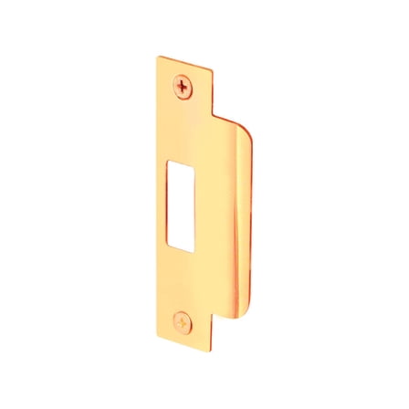 Commercial ASA Door Strike, Brass Plated Steel