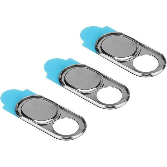Cute Laptop Camera Cover Slide, Webcam Cover Fine Structure Wide Compatibility for Desktops for Protecting Your Digital Life(Silver)