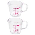 thumbnail image 1 of 6 piezas de recipientes para medir líquidos pequeños, tazas a escala, color blanco, 1 of 6