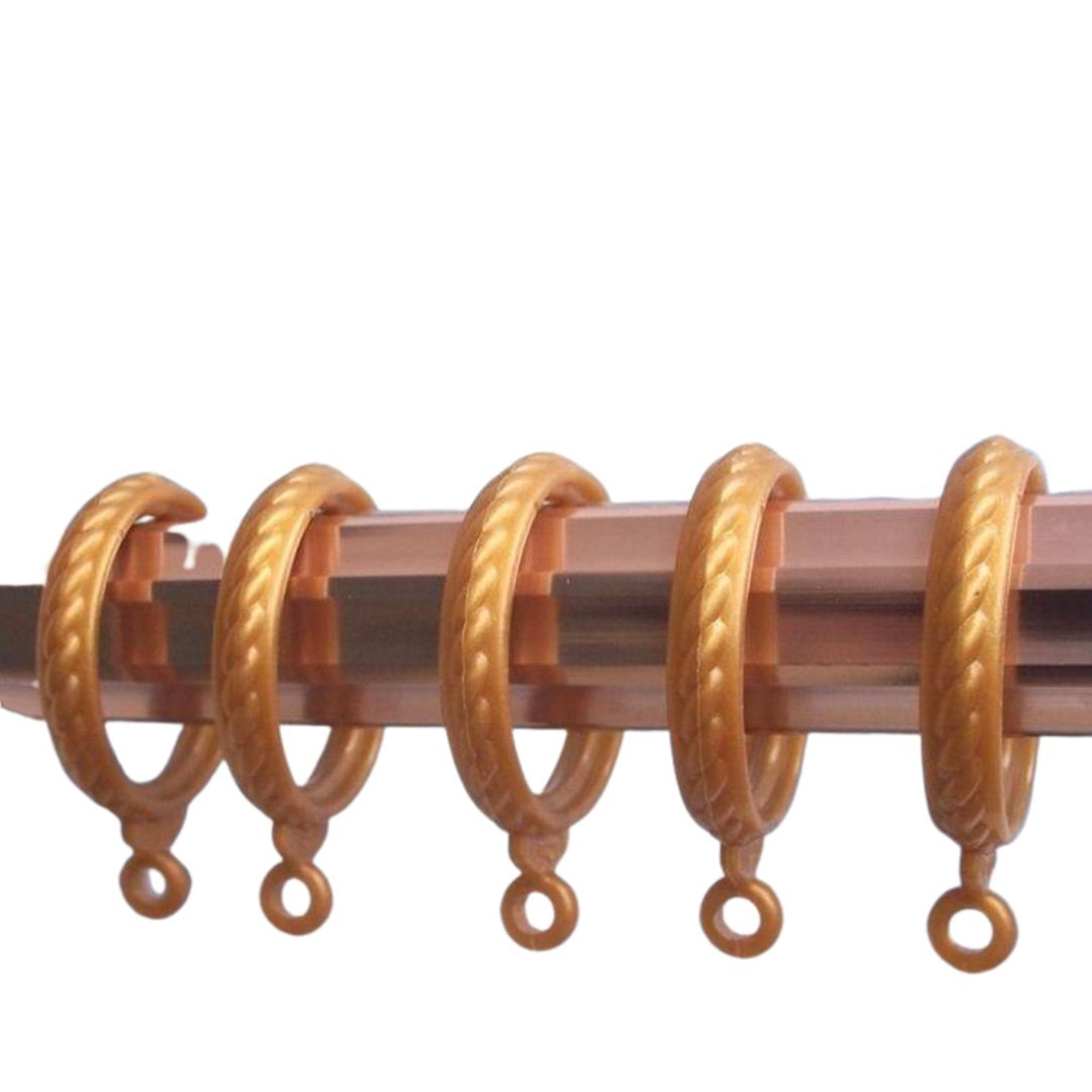 20 PCS Silent Curtain Rings Sliding Eyelet Rings For Curtain Rod