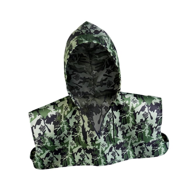 vortess Dustproof Shawl Hat Cape Comfortable Adjustable Drawstring Headgear Work Cap for Green