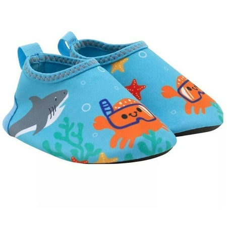 

Ro + Me Infant Boys Aqua Water Shoe (Blue 1 (0-6 months))