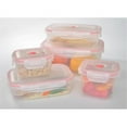 thumbnail image 1 of Lasting Freshness 10150 Vacuum Rectangular Food Storage Containers, 11 Pieces, 1 of 4