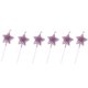 thumbnail image 2 of Star Shape Birthday Candles, 6 Pcs Cake Topper Decorations Birthday Candles Metallic Cake Candles For Kids Birthday Wedding Party-Rosgold, 2 of 4