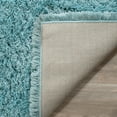 thumbnail image 6 of SAFAVIEH Polar Abbot Solid Plush Shag Area Rug, Light Turquoise, 3' x 5', 6 of 7