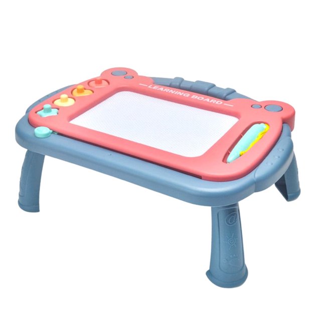 1 Set Kids Writing Board Detachable Table Legs Reusable Erasable Boys Girls Magnetic Drawing Coloring Board Daily Use