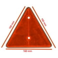 thumbnail image 3 of APSMOTIV Amber Pair of Triangle Safety Reflectors with Screws Suitable for Cars Tractor Universal Applications, 3 of 4