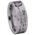 thumbnail image 3 of Geometric Bear Tungsten Carbide Ring, 3 of 6