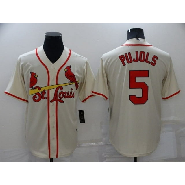 St.Louis Cardinals Baseball Jersey Men'S Embroidered Fan Edition Elite Edition