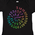 thumbnail image 4 of Inktastic Pi Day Pi Numerals in Rainbow Spiral Boys or Girls Baby Bodysuit, 4 of 5