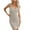 #015 Light Gray-A2, variant on Tianiyouqing Womens Sundress Tummy Control Tight Ribbed Knit Formal Mini Dresses Square Neck Bodycon Sleeveless Fitted Sundresses Army Green XXL