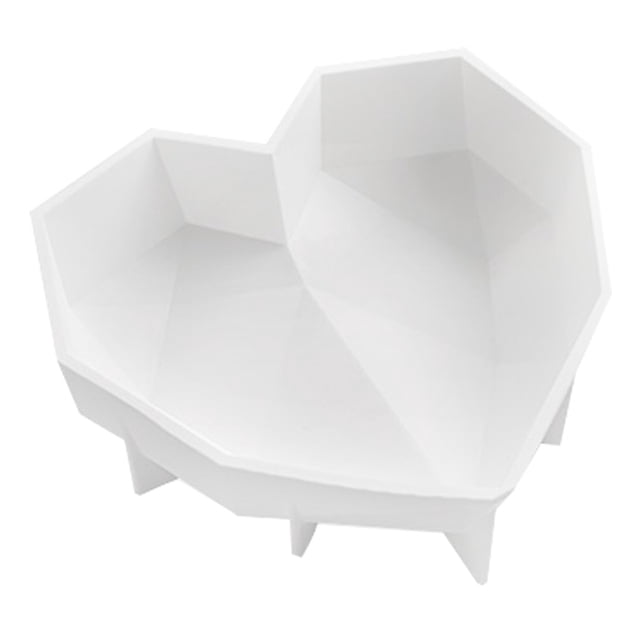 Molde de silicona con forma de corazón para postres, pasteles, mousses y repostería.