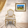 thumbnail image 3 of Perry, William 32x23 Gold Ornate Wood Framed with Double Matting Museum Art Print Titled - Modern and old buildings overview Vitacura Highway Mountains-Santiago-Chile, 3 of 4