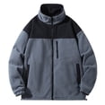 thumbnail image 1 of Men's Jacket Winter Warm Soft Comfortable Lightweight Outdoor Casual Coat for Cold Weather, 1 of 3