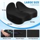 thumbnail image 2 of Cojín para asiento CushZone de espuma viscoelástica ergonómico para soporte de ciática, 2 of 7