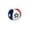 B, variant on erdimoy 4th of July Patriotic Plush Balls, 2.36" Soft Red White Blue Embroidered Toys (4 Styles)