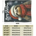 thumbnail image 3 of Christmas Sloth Blanket Soft Cozy Cute Sloth Plush Throw Blanket Warm Sloth Flannel Fleece Bedding Stuff Animal Decor Blanket Gifts for Sloth Lover Girls Boys Kids Adults Women Bed Travel 50"x60", 3 of 6