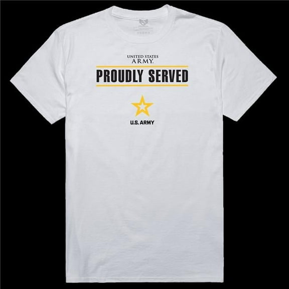 Rapid Dominance RS2-A65-WHT-03 US Army 65 Relaxed Graphic T-Shirt - White - Large