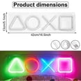 thumbnail image 5 of LED Neon Light Signs, Gamer Neon Sign Geometry Art for Room Decor, Gaming Wall Light for Kids Teens & Boys, 5 of 5