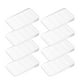 thumbnail image 1 of GOOHOCHY 8 PCS Nivelador transparente Camas de muebles Nivelador de cupones de plástico Camas de cuña para el inodoro, 1 of 8