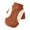 brown, variant on Dog Sweater for Small Dogs, Turtleneck Color‑Block Dog Clothes with D‑Ring Leash Hole, Warm Pet Pullover Coat for Tiny Puppy Green
