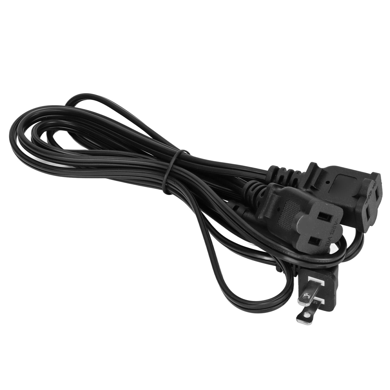 NEMA Male To Dual Female Connectors Cable, 1 15P To 1 15R Heavy Duty