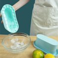 thumbnail image 4 of Practical Ice Buckets Cup Molds Convenient Ice Cube Tray with Cover Freeze Silicones Ice Lattices and Storage Box, 4 of 4