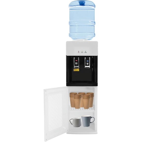 Top Loading Water Dispenser,for 3 or 5 Gallon Bottles,3 Temperature Settings Hot, Cold & Room,Child Safety Lock, Ideal