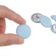 thumbnail image 4 of 10uds 36L Tela Paño Cubierto Botón 23mm Redondo Metal Vástago Costura Botones para Trajes Vestido Blusas, Azul, 4 of 5