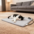 thumbnail image 6 of Heating Pad Soft Synthetic Fiber Heated Blanket Smart Timer Thermostatic Control Heat Mat Washable Heated Mat For Indoor Cats And Pet Heating Pads for Cats Heating Pad Cover 12 X 24 Warming Pet Mat, 6 of 7