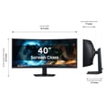 thumbnail image 2 of Samsung 40" Odyssey G7 G75F WUHD 180Hz Curved Gaming Monitor - LS40FG75DENXZA, 2 of 11