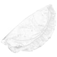 thumbnail image 2 of Round Fitted Tablecloth with Elastic Edge, PVC Cover, Thick Transparent Nonyellowing Protector for Indoor and Outdoor Use, Easy Clean, Spill Resistant, 2 of 4