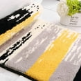 thumbnail image 6 of Bath Rugs 20"x31.5" Yellow Gray Stripe Soft Bathroom Rug Absorbent Non-Slip Kitchen Floor Mats Doormat Machine Washable, 6 of 11