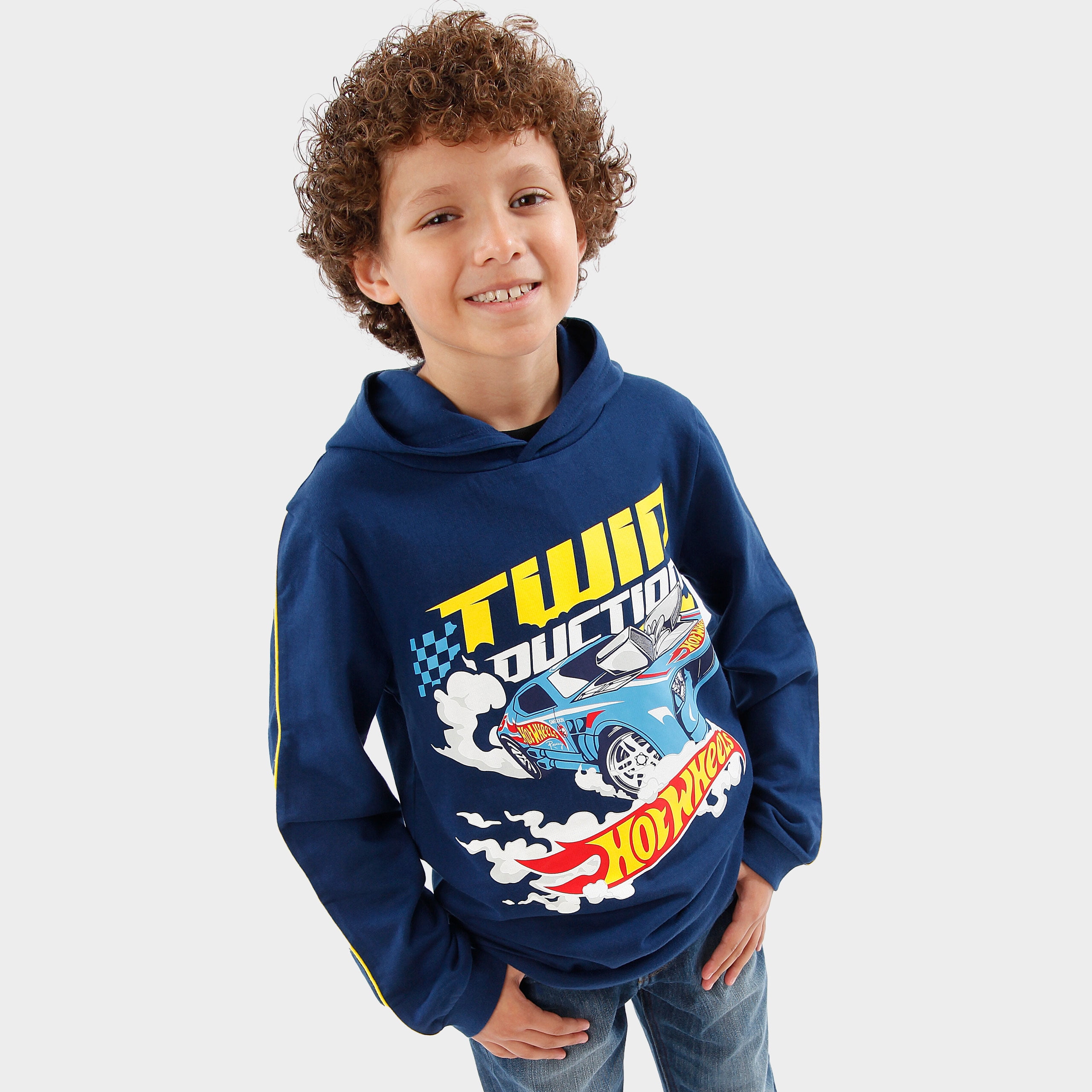 Hot Wheels Hoodie Blue 4-14
