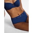 thumbnail image 4 of Kacey Lee Women's and Women's Plus High Waisted Boyshort Bikini Bottoms with Pockets, Sizes XS-3X, 4 of 5