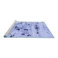 thumbnail image 2 of Ahgly Company Machine Washable Indoor Rectangle Abstract Blue Modern Area Rugs, 8' x 10', 2 of 4