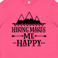 thumbnail image 4 of Inktastic Hiking Makes Me Happy Mountain Hiker Youth T-Shirt, 4 of 5