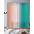 thumbnail image 3 of Sheer Curtains 108 Inches Long, Light Filtering Window Curtains for Living Room/Bedroom, Rod Pocket Voile Sheer Curtain Drapes, 52"W x 108"L, 2 Panels, 3 of 8