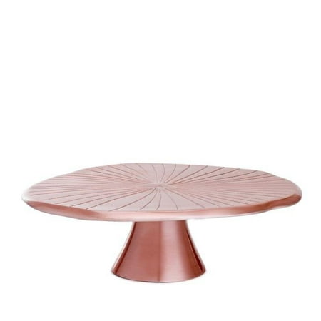 

14.5 x 3.87 in. Lily Pad Cake Stand Rose Gold