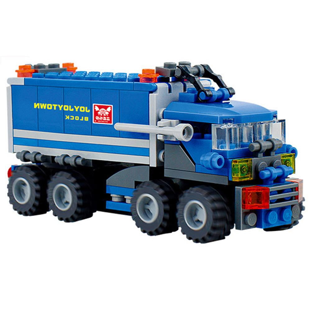 163pcs Child Kids Educational Dumper Puzzle Car Truck Building Block Set DIY Toy 