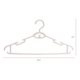 thumbnail image 2 of REGALWOVEN 20 Pack Plastic Non-Slip Hangers, Durable 360-degree Space Saving Clothes Hangers for Clothing, Closet, Blankets, Pants, or Shirts Khaki, 2 of 6