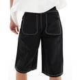 thumbnail image 6 of Baggy Jean Shorts for Men Casual Loose Fit Hip Hop Skateboard Denim Shorts, 6 of 6