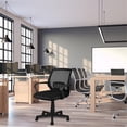 thumbnail image 2 of Pemberly Row Contemporary Polyurethane Mid-back Mesh Office Chairs in Black, 2 of 4