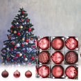thumbnail image 2 of PENGXIANG Christmas Decor 6cm/9pcs Christmas Tree Ball Home Holiday Party Window Hang Colorful Ball, 2 of 6